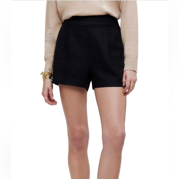 Madewell Pull On Linen Shorts - Picture 4 of 5